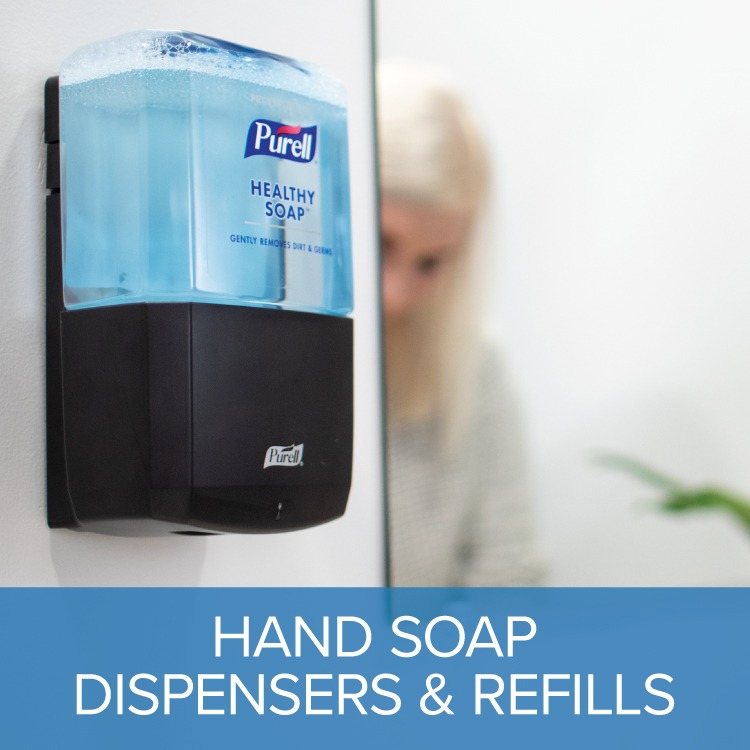 Hand Soap Dispensers & Refills: Foam hand soap dispensers and refills