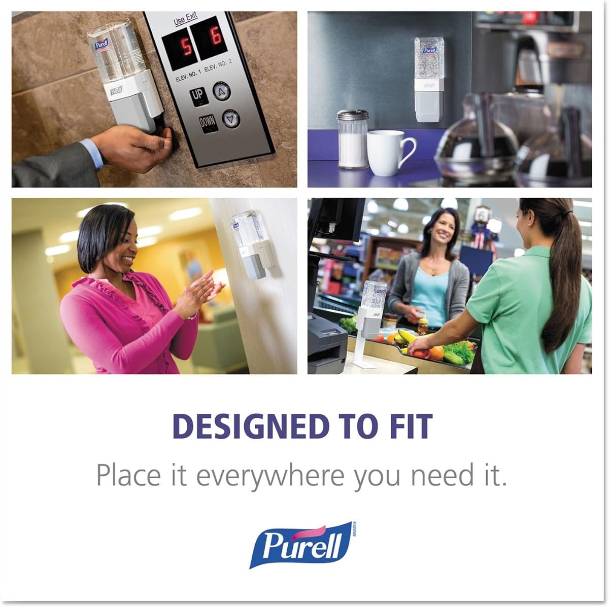 PURELL 145006 Advanced Instant Hand Sanitizer Gel Refill, 450mL (Case of 6), view 3