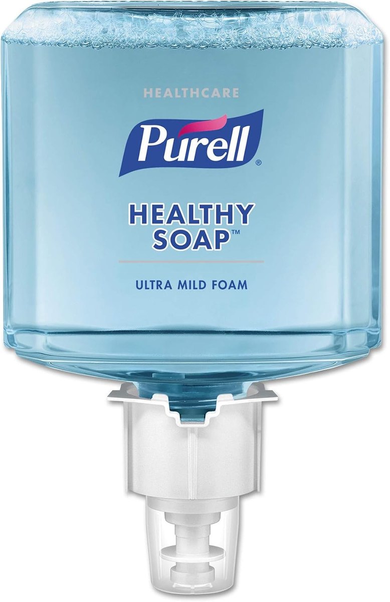 PURELL 647202 Healthcare HEALTHY SOAP Gentle and Free Foam, 1200 mL, for ES6 Dispensers, 2/CT
