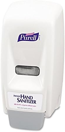 PURELL 800 Series Bag-In-Box Hand Sanitizer Push-Style Dispenser, Dispenser for 800 mL Sanitizer Bag-in-Box Refills - ,White
