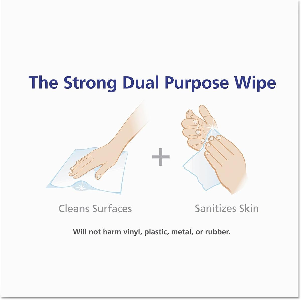 PURELL 911802 - Hand Wipes, 6 x 8, White, 1200/Refill Pouch, 2/Carton, view 4