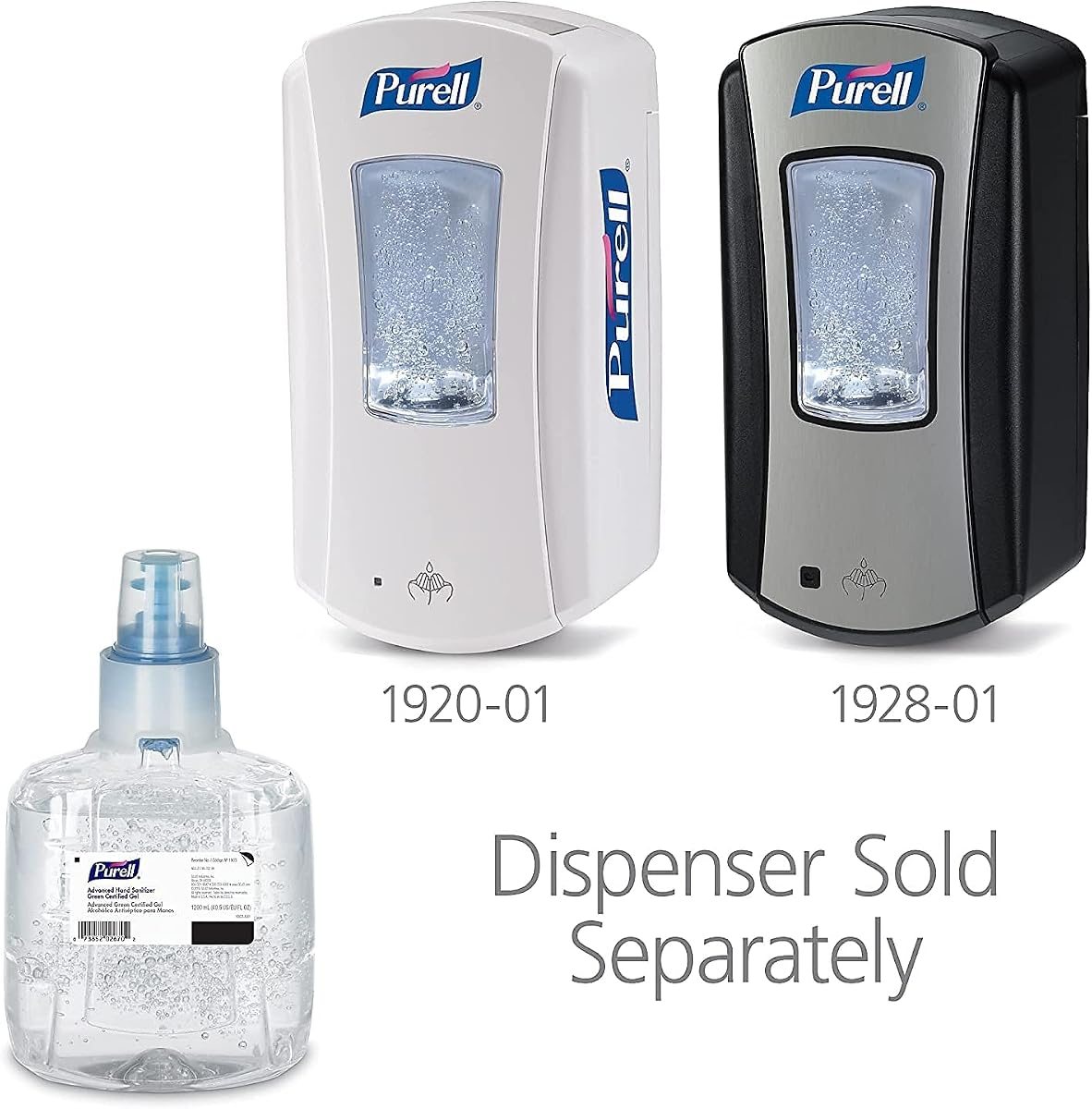PURELL Advanced Green Certified Hand Sanitizer Refill, 1200mL, FragFree, 2/Carton, view 4