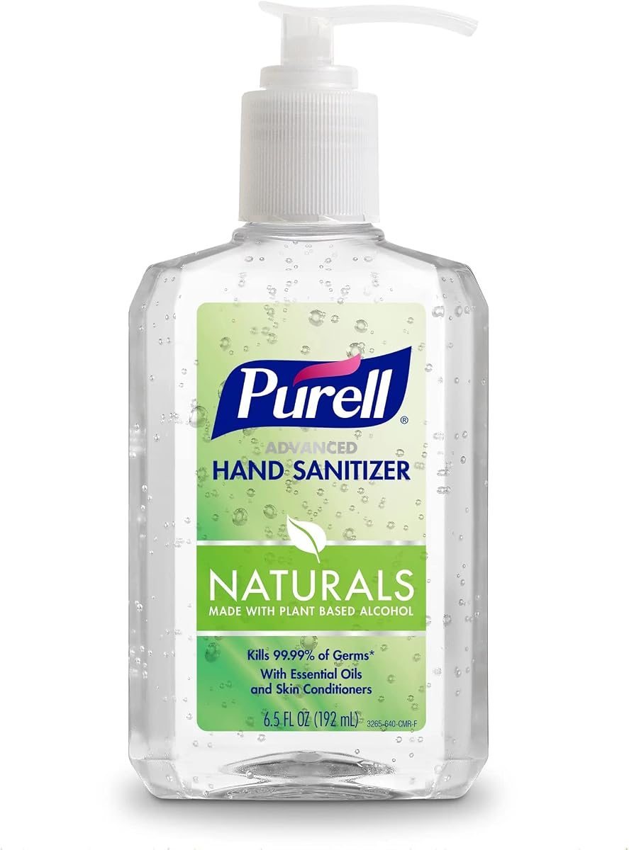 PURELL ADVANCED Hand Sanitizer NATURALS (6.5 FL OZ) - Made with PLANT BASED ALCOHOL - 4 Pack (26 FL OZ) - Kills 99.9% of Germs - With Essential Oils and Skin Conditioners, view 2