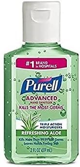 PURELL Advanced Hand Sanitizer Refreshing Aloe 2 oz (Pack of 20)