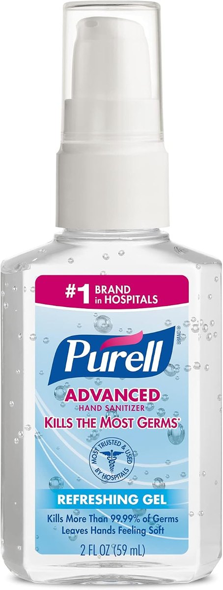 PURELL Advanced Hand Sanitizer Refreshing Gel 2 oz (Pack of 10)