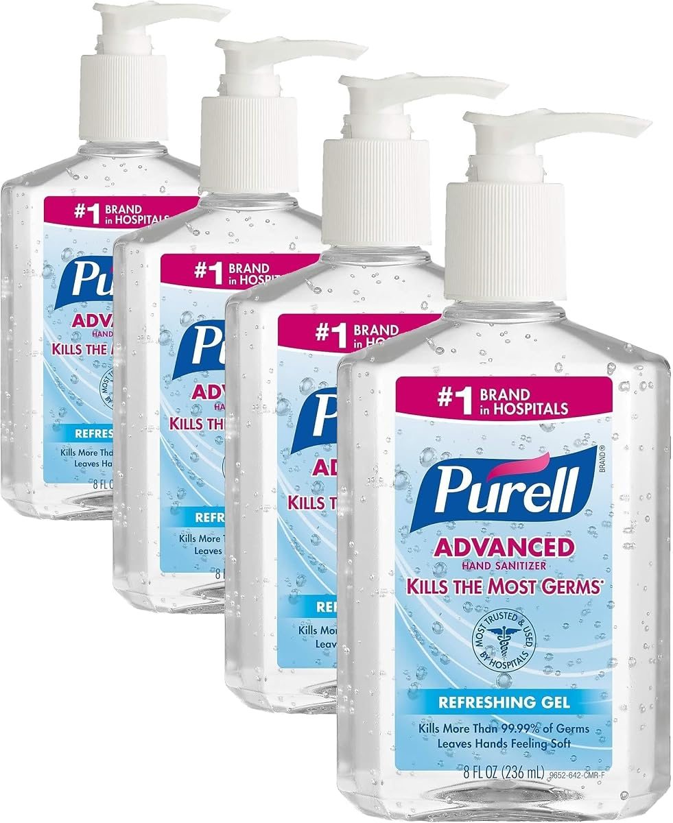 PURELL Advanced Hand Sanitizer Refreshing Gel 8 oz, view 2