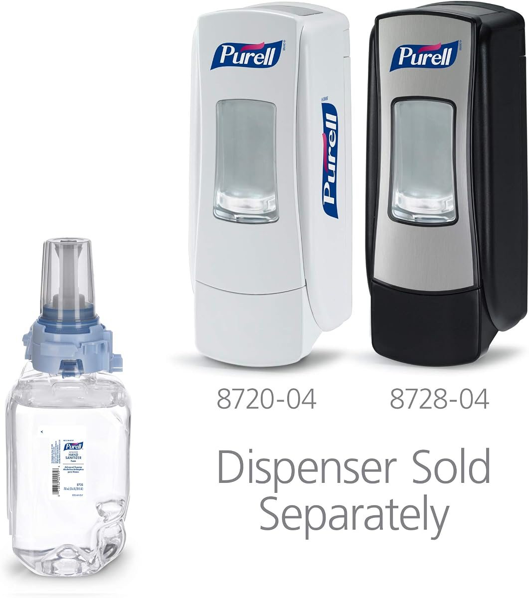 PURELL ADX-7 Hand Sanitizer Foam Refill, 4ct x 700 mL, view 3