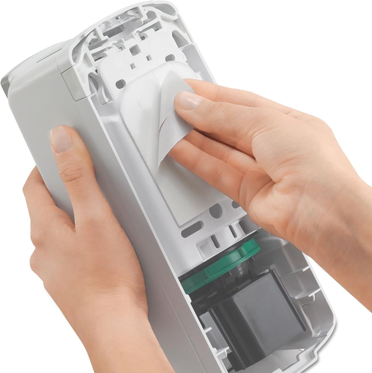 PURELL ADX-7 Push-Style Hand Sanitizer Dispenser, White, 700 mL, view 4