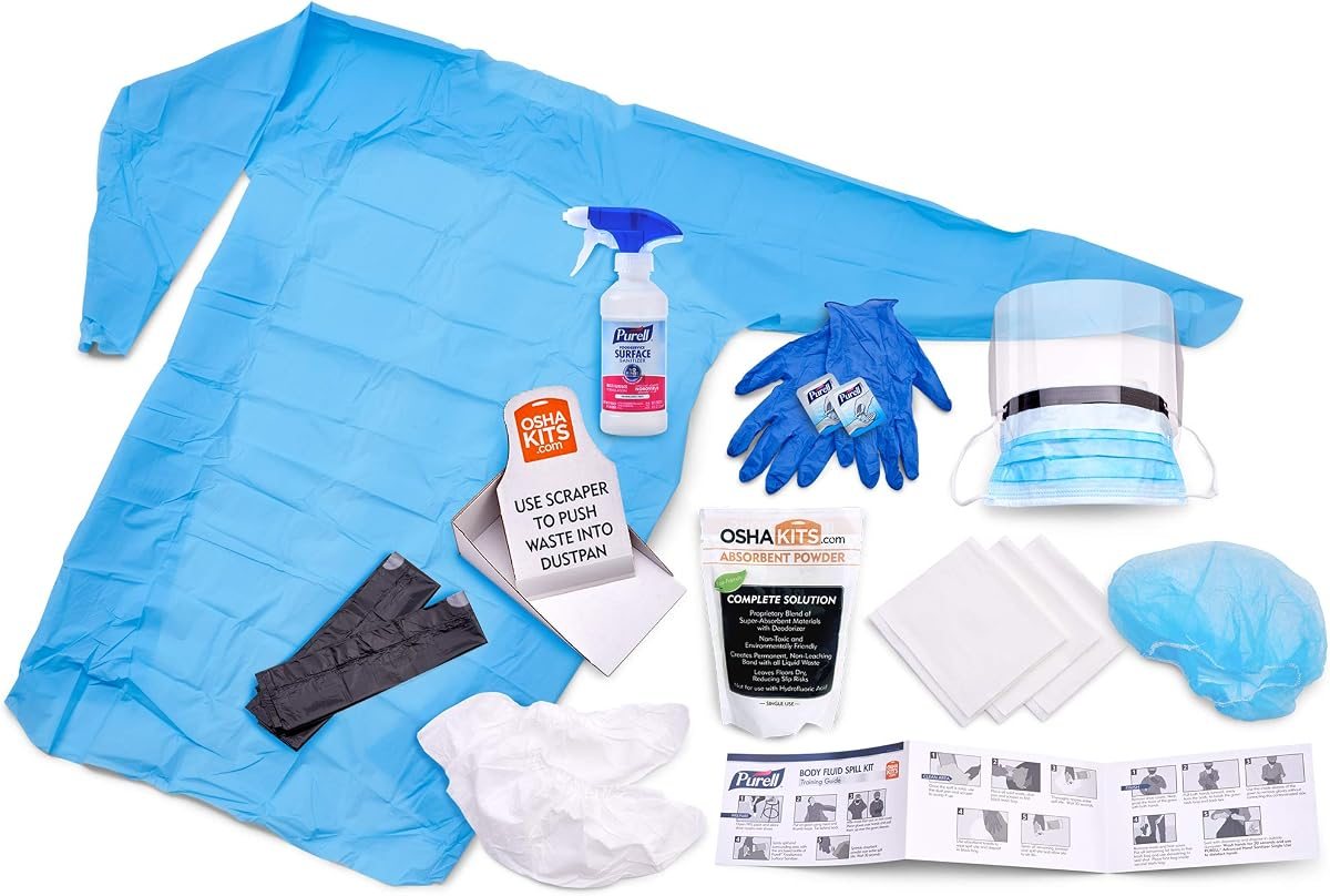 PURELL Body Fluid Spill Kit, 1 Carrier x 2 Spill Kit Uses, view 4