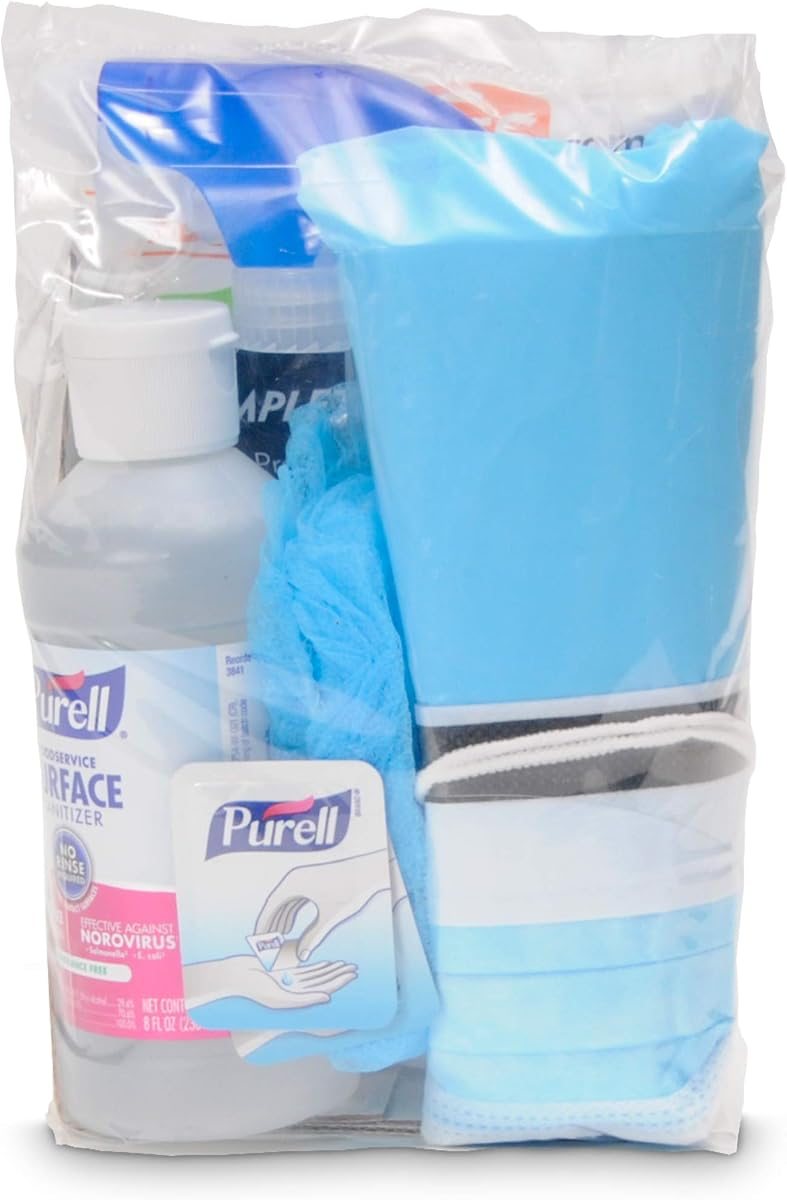 PURELL Body Fluid Spill Kit Refill, Fragrance Free, Refill for PURELL Body Fluid Spill Kit Clamshell Carrier (Pack of 2), view 2