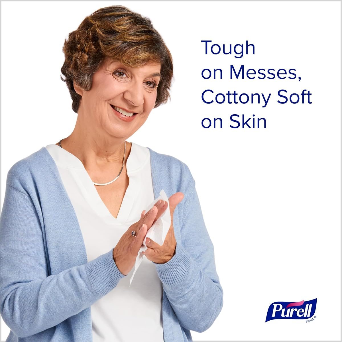 PURELL Cottony Soft Hand Sanitizing Wipes, 1000 Individual Packets, 9026-1M, view 2