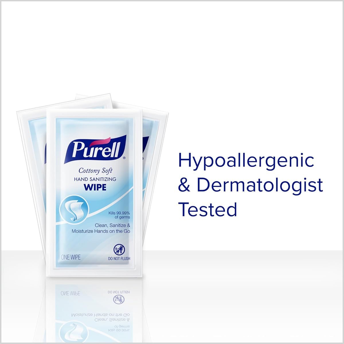 PURELL Cottony Soft Hand Sanitizing Wipes, 1000 Individual Packets, 9026-1M, view 5