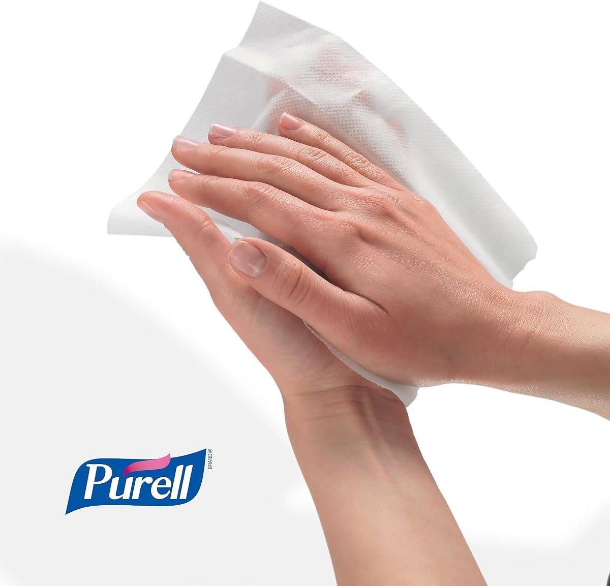 PURELL Cottony Soft Hand Sanitizing Wipes, 120ct Display Box, view 2