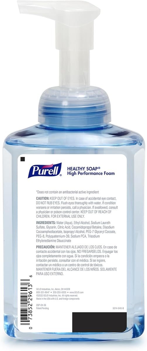 PURELL CRT HEALTHY SOAP High Performance Foam, Fragrance Free, 17.4 oz Pump Bottle, view 2