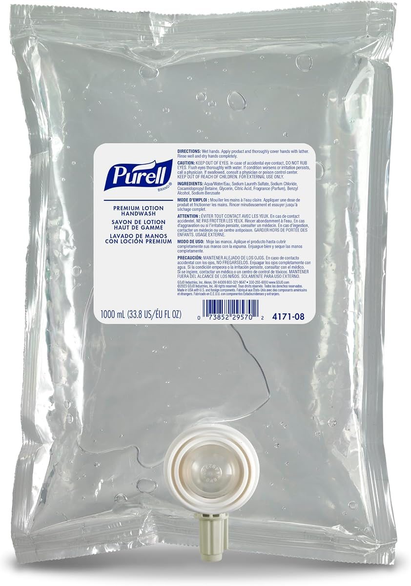 PURELL CS2 Lotion Soap Refill, 8ct x 1000 mL, view 2