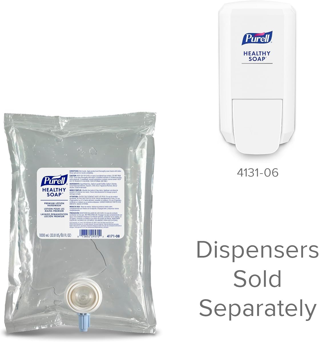 PURELL CS2 Lotion Soap Refill, 8ct x 1000 mL, view 4