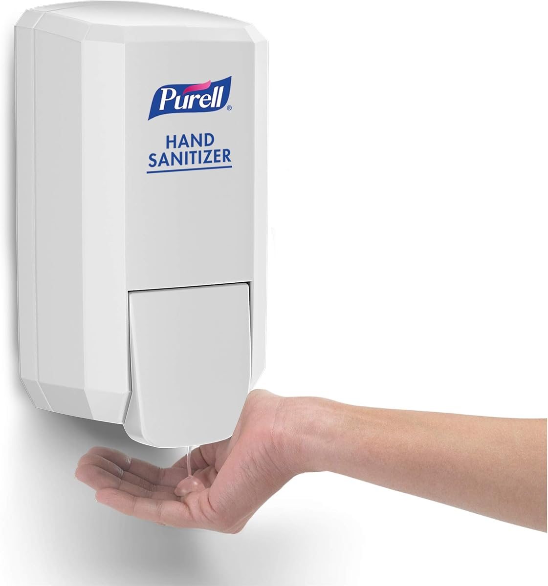 PURELL CS2 Manual Hand Sanitizer Dispenser, White, for 1000 mL PURELL CS2 Hand Sanitizer Refills, view 2
