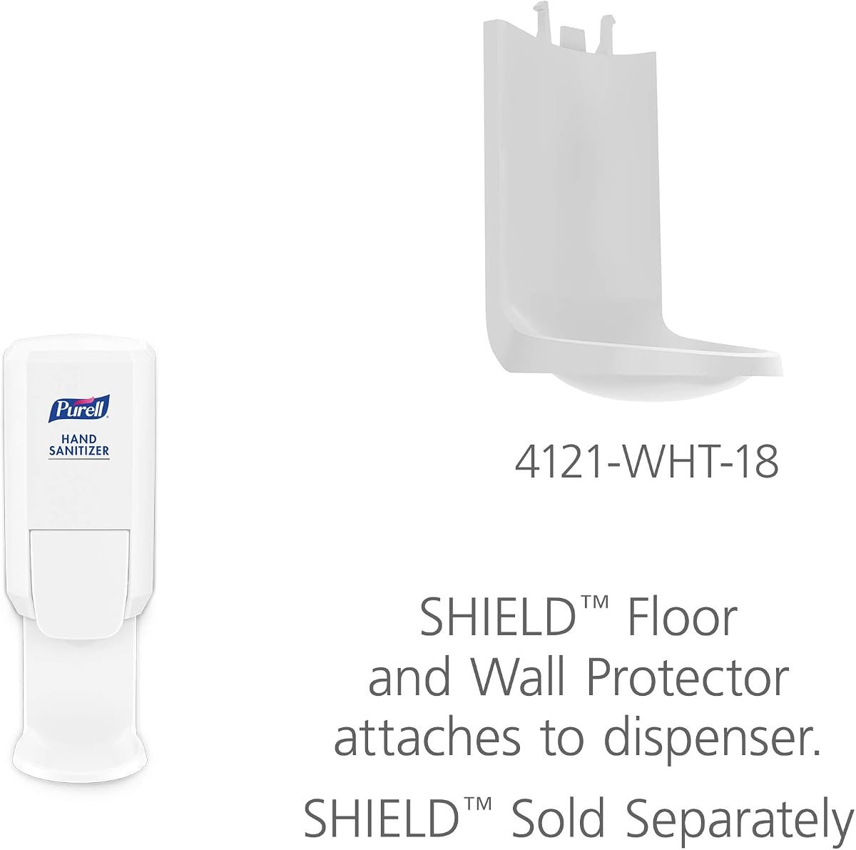PURELL CS2 Manual Hand Sanitizer Dispenser, White, for 1000 mL PURELL CS2 Hand Sanitizer Refills, view 4