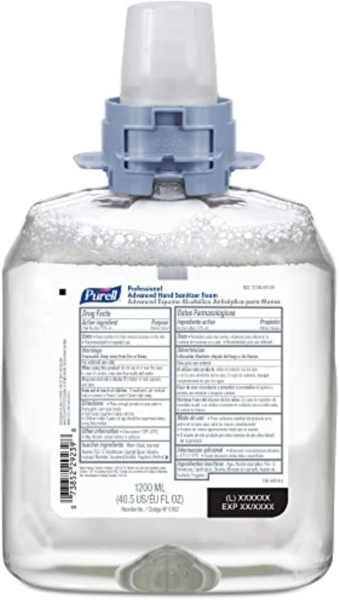 PURELL CS4 Advanced Hand Sanitizer Foam Refill, 4ct x 1200 mL, view 2