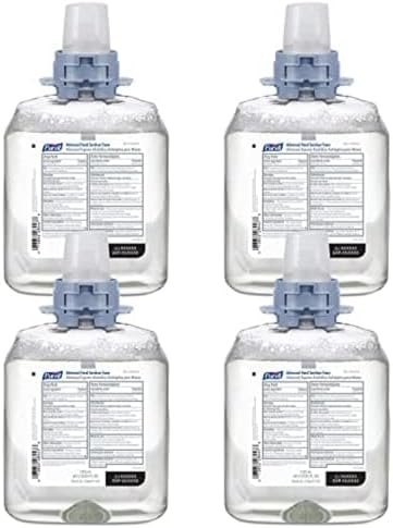 PURELL CS4 Advanced Hand Sanitizer Foam Refill, 4ct x 1200 mL
