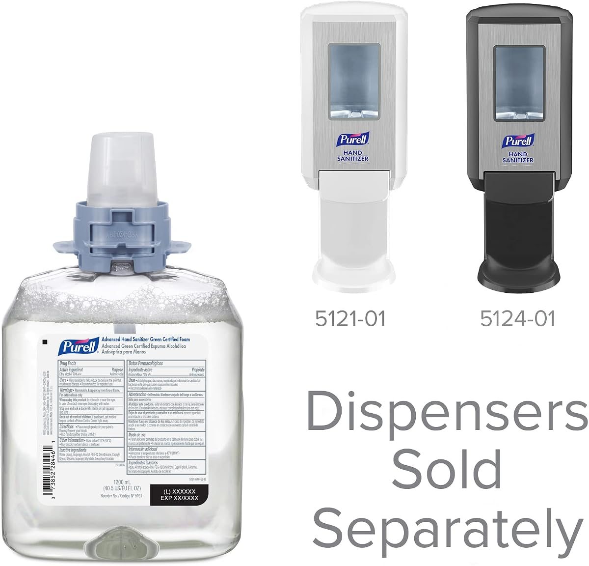 PURELL CS4 Hand Sanitizer Foam Refill, 4ct x 1200mL, view 5