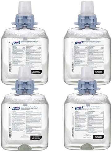 PURELL CS4 Hand Sanitizer Foam Refill, 4ct x 1200mL