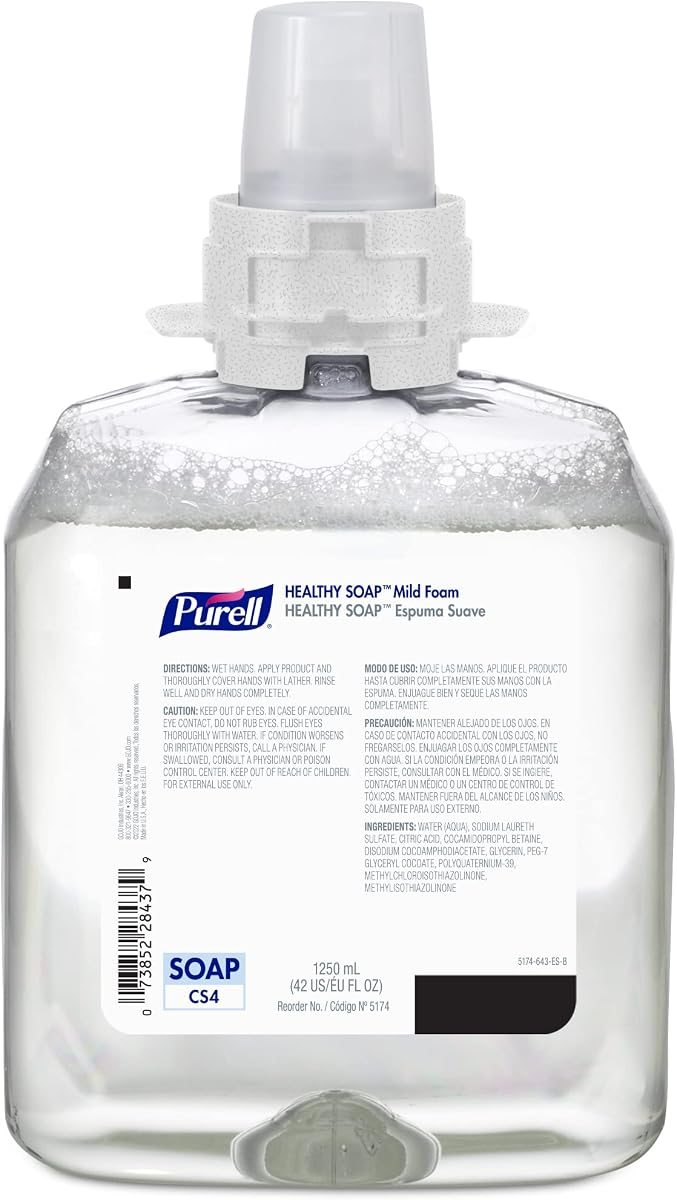 PURELL CS4 Hand Soap Kit, Automatic Dispenser+1250 mL Foam Refill, 5174-1W, view 3