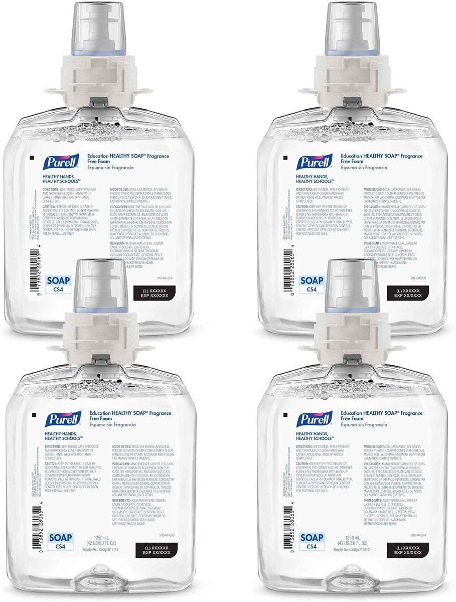 PURELL CS4 Healthy Soap Education Foam Refill 4ct x 1250 mL