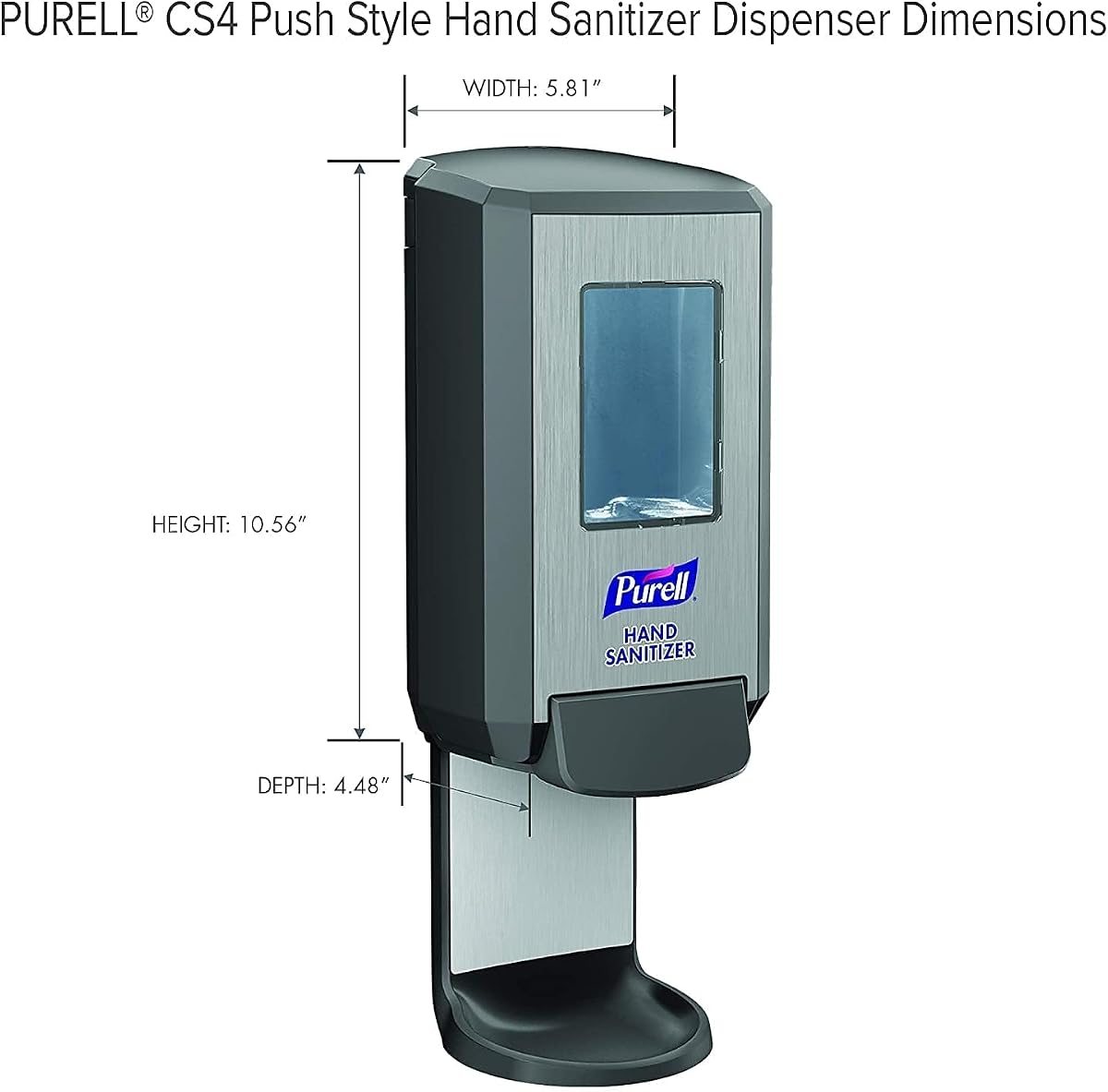 PURELL CS4 Manual Hand Sanitizer Dispenser, Graphite, 1200 mL 1ct, view 5