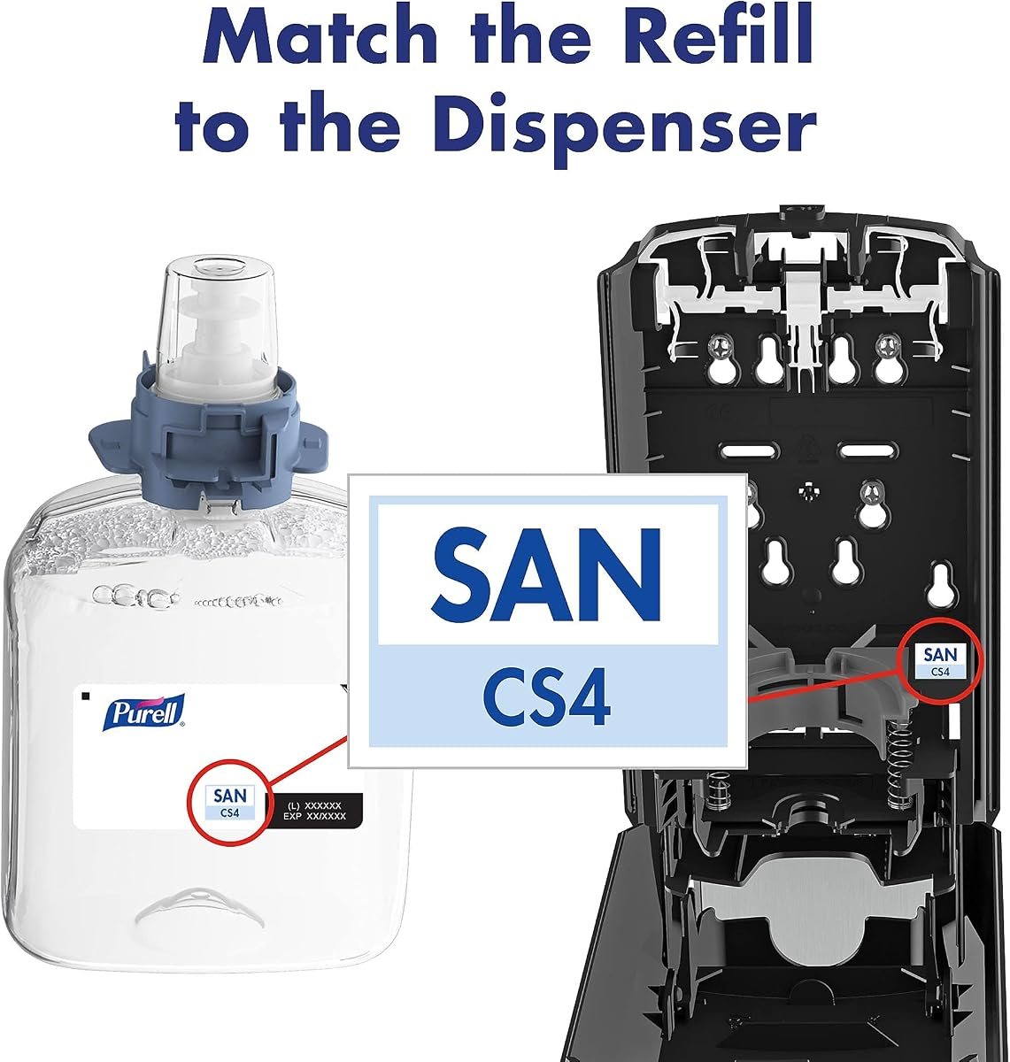 PURELL CS4 Manual Hand Sanitizer Dispenser, White, 1200 mL, view 2