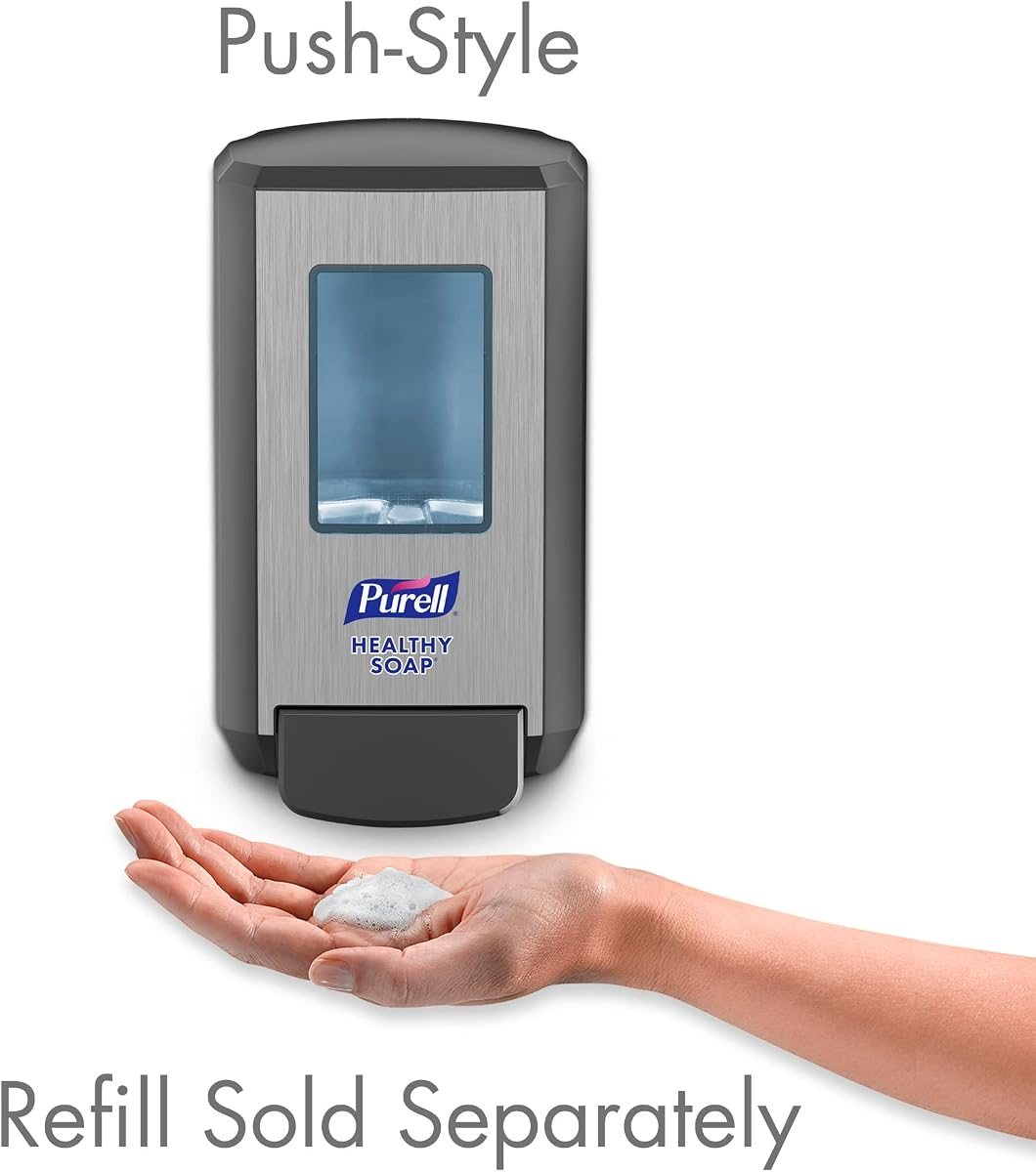 PURELL CS4 Manual Soap Dispenser, Graphite, for 1250 mL PURELL CS4 Healthy SOAP Refills (Pack of 2) - - Manufactured by GOJO, Inc., view 2
