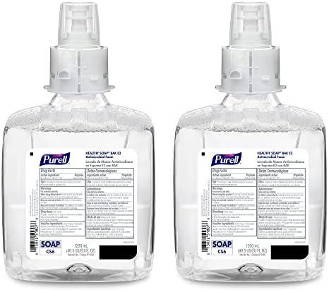 PURELL CS6 BAK E2 Antimicrobial Foam Soap, 2ct x 1200mL