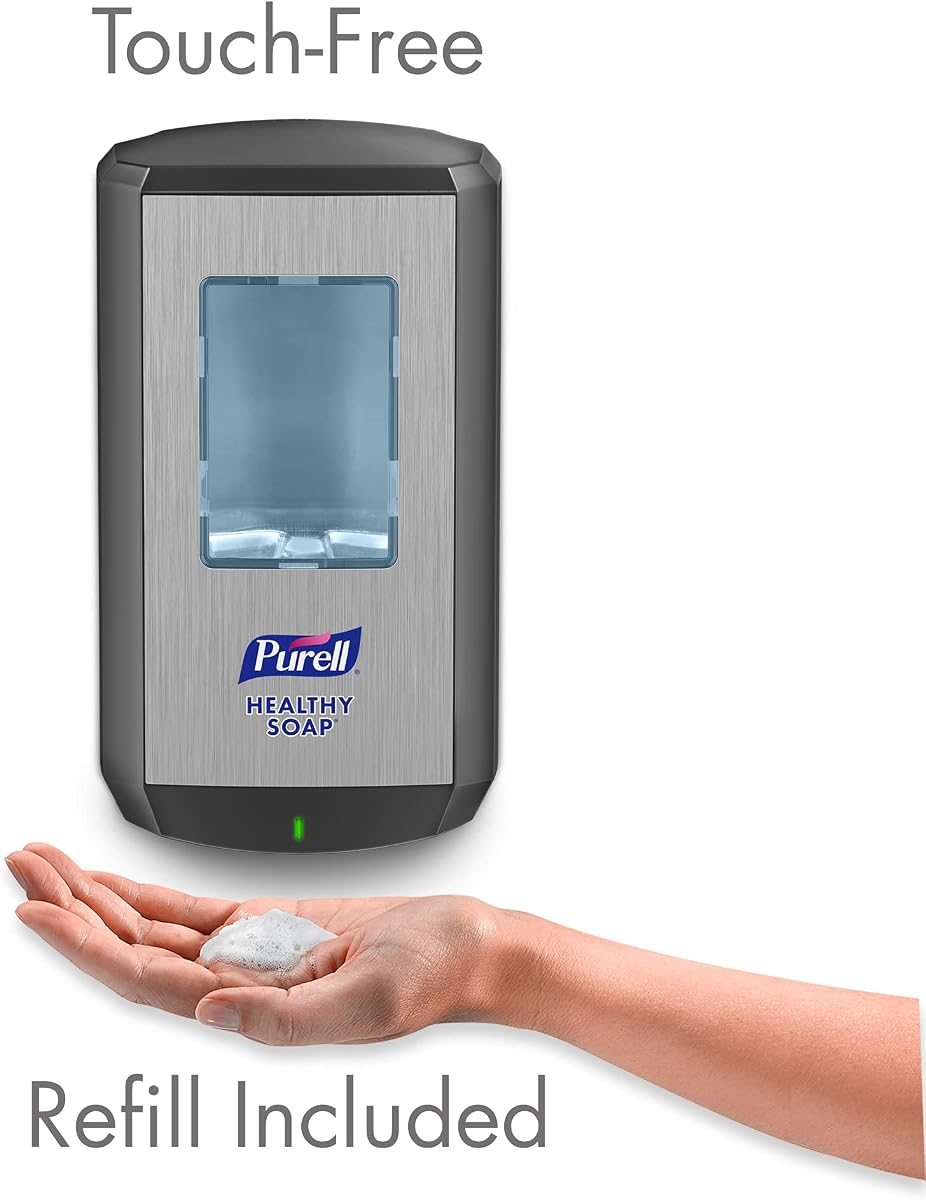 PURELL CS6 Hand Soap Kit, Auto Dispenser +1200 mL Foam Refill, view 2