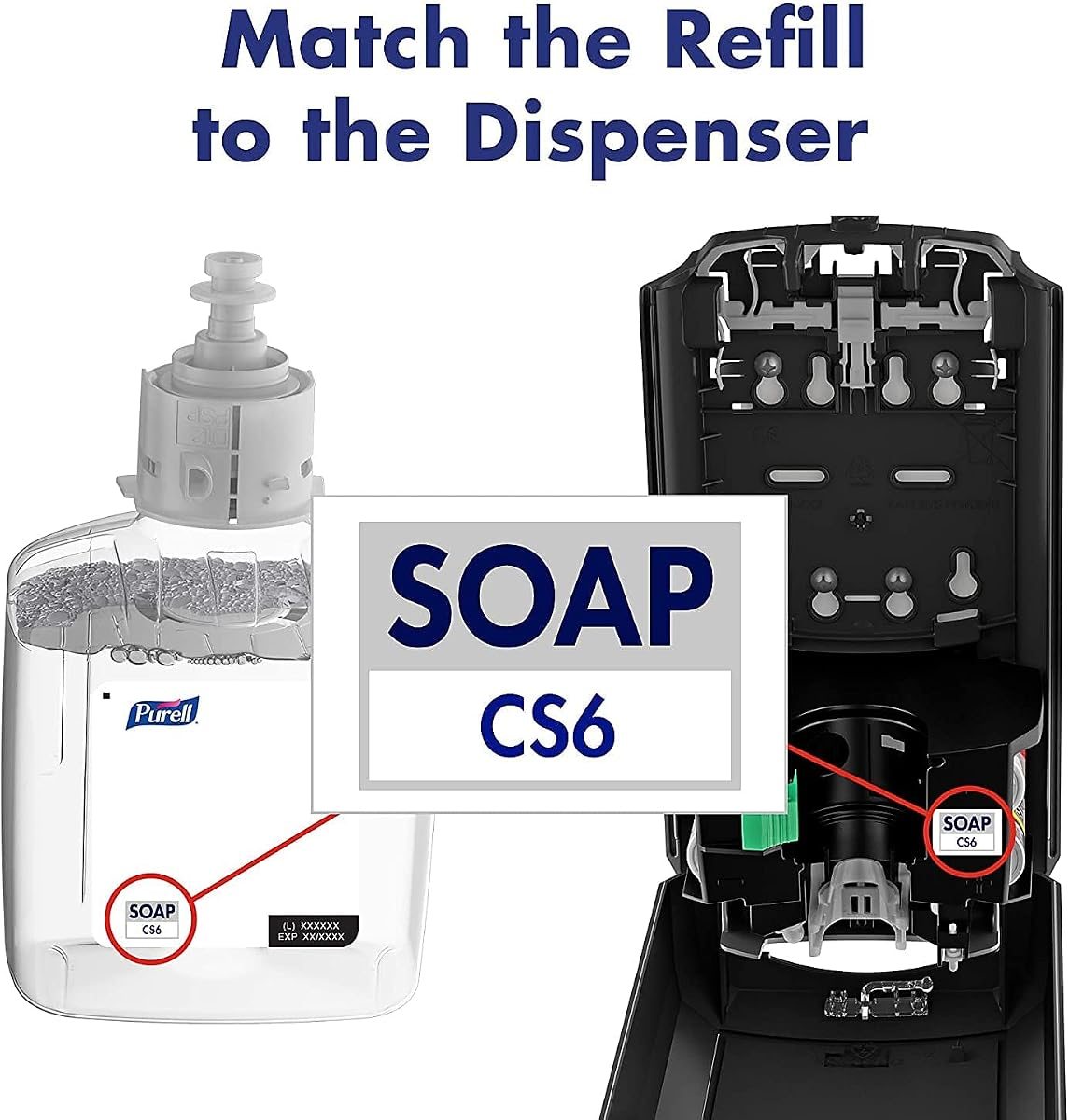 PURELL CS6 Healthy Soap Foam Refill, 2ct x 1200 mL, view 5
