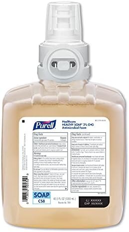PURELL CS8 Antimicrobial Foam Soap Refill, 2ct x 1200 mL