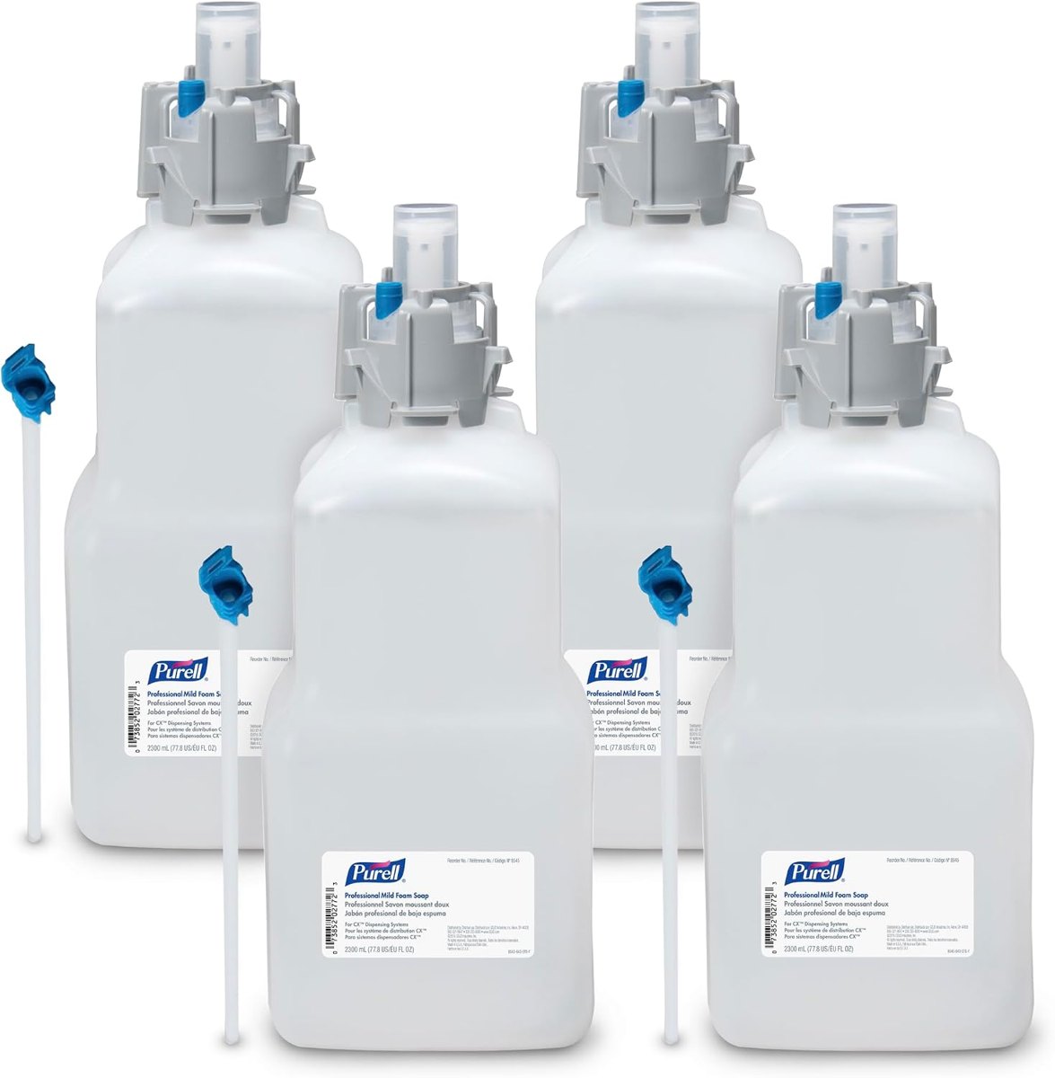 PURELL CXM/CXI/CXT Foam Soap Refill, Fragrance Free, 4ct x 2300mL