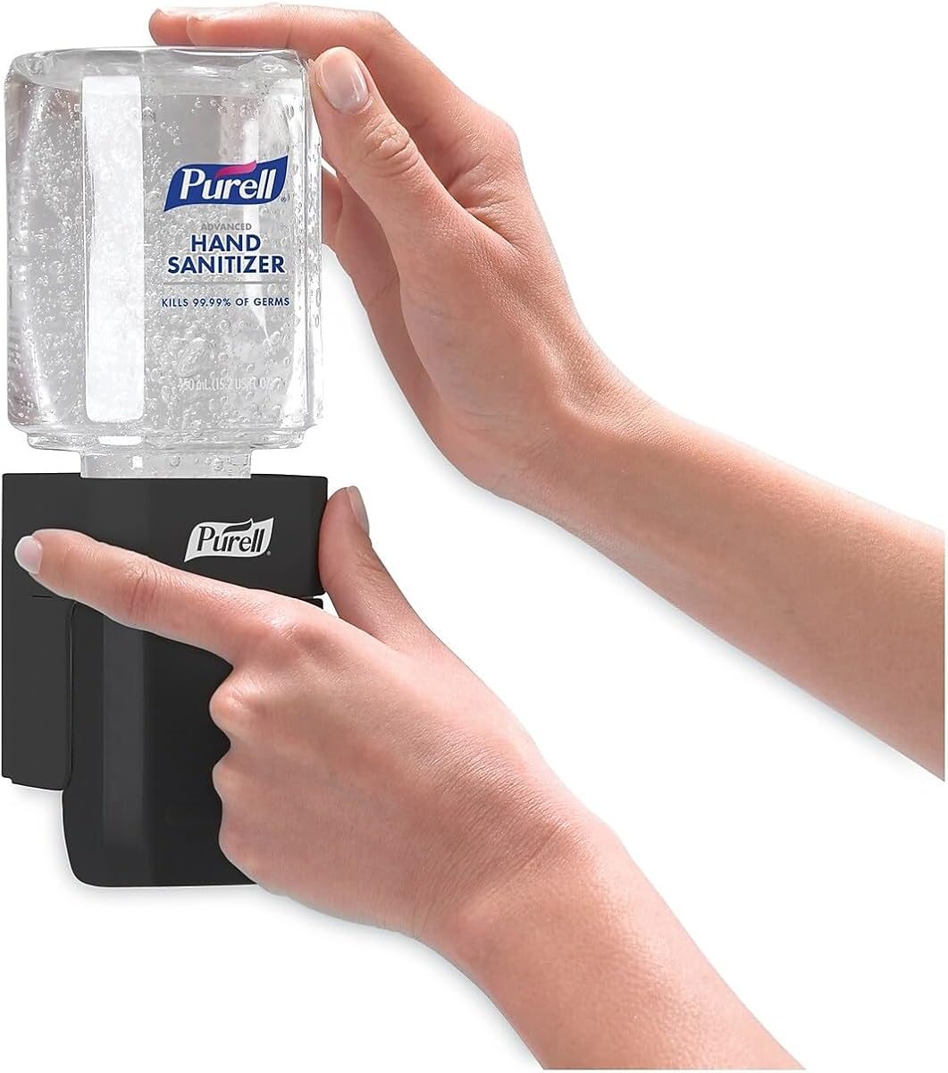 PURELL ES1 Hand Sanitizer Dispenser Starter Kit, 450 mL, Graphite, 6/Carton, view 5