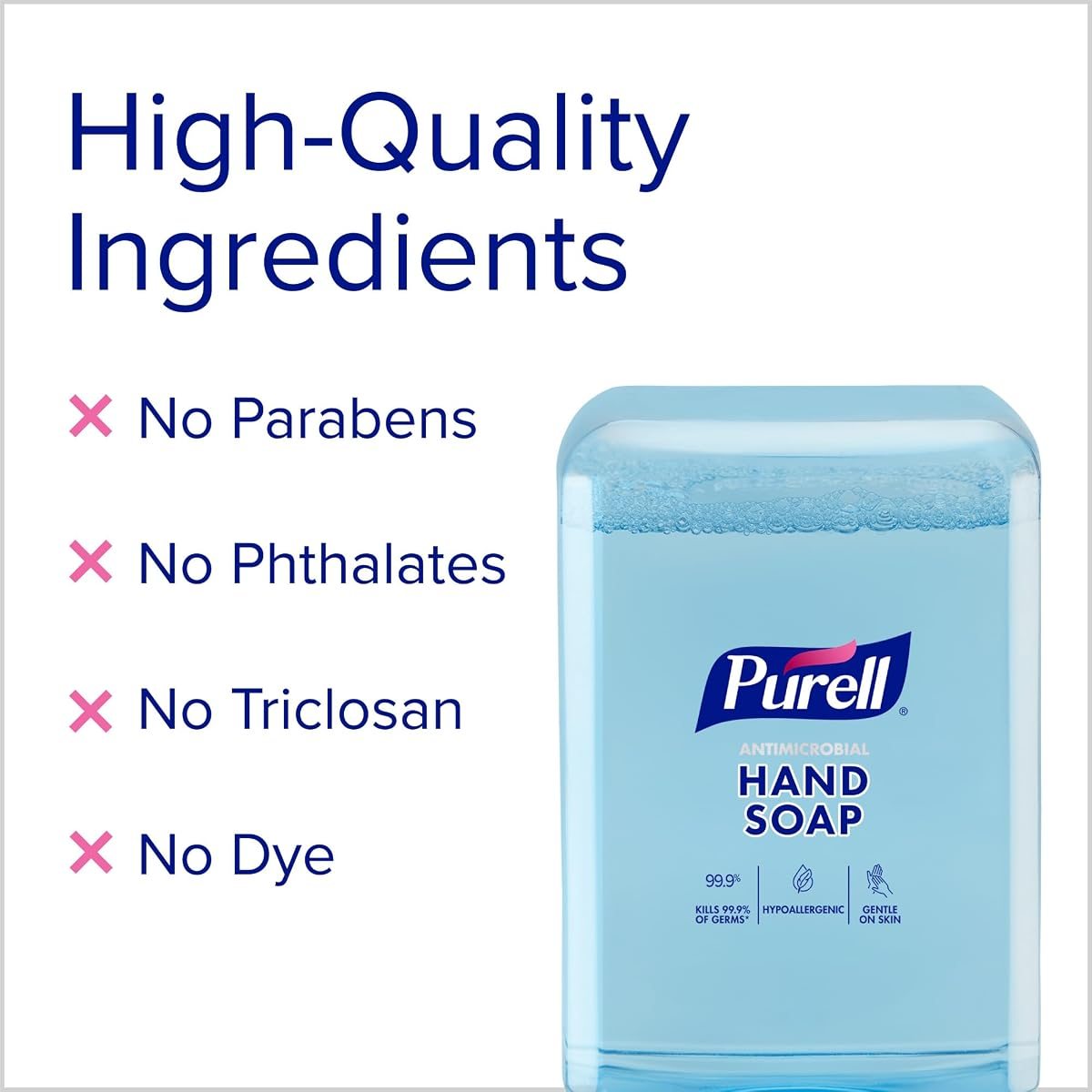 PURELL ES10 Antimicrobial Foam Soap Refill, 2ct x 1200 mL, view 4