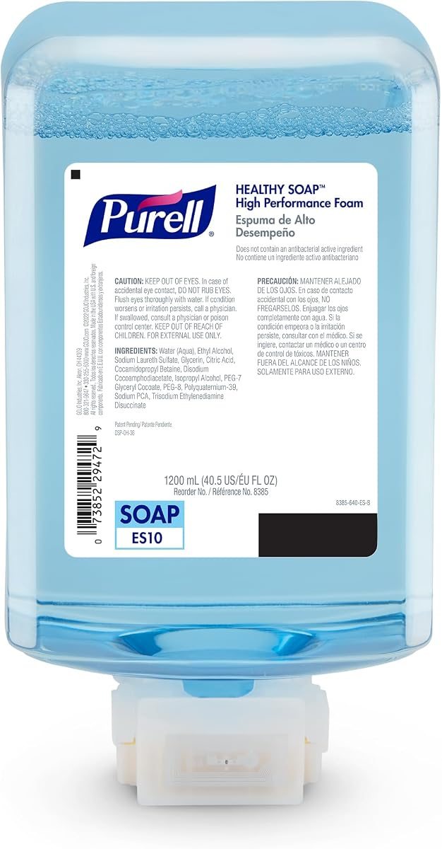 PURELL ES10 CRT Soap Foam Refill Fragrance Free, 2ct x 1200 mL, view 2