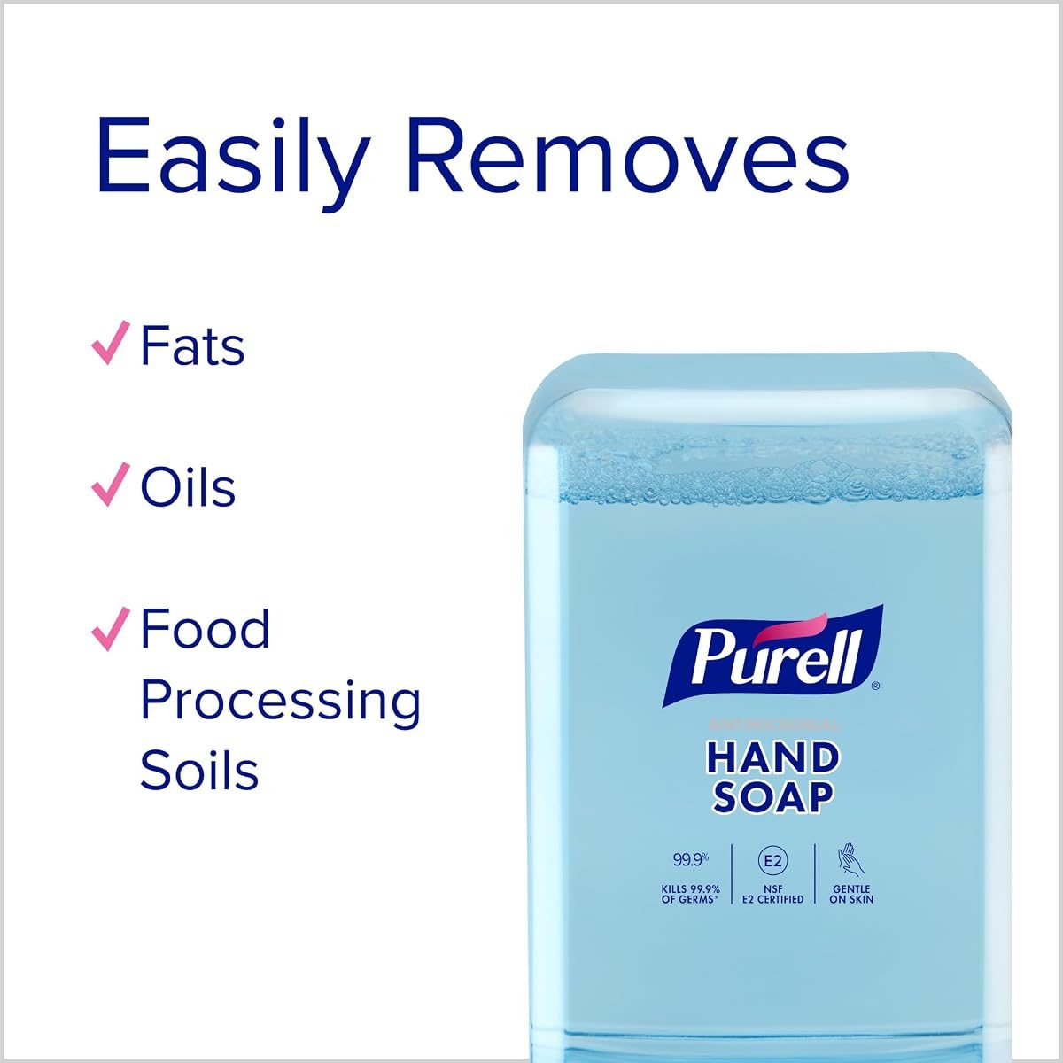 PURELL ES10 Foam Soap Refill, Fragrance Free, 2ct x 1200 mL, view 4