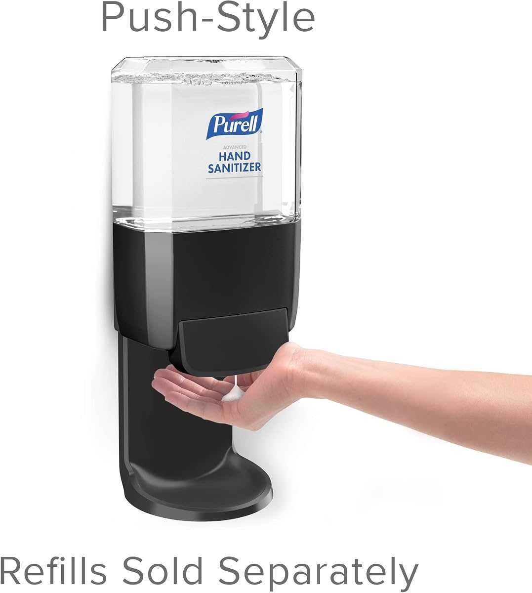 PURELL ES4 Manual Hand Sanitizer Dispenser, Graphite, Compatible with 1200 mL PURELL ES4 Hand Sanitizer Refills (Pack of 2), view 2