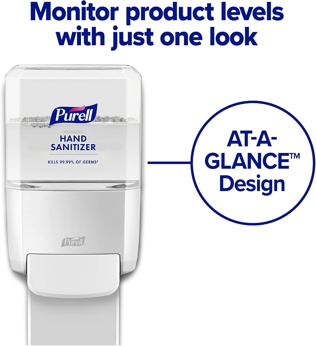 PURELL ES4 Manual Hand Sanitizer Dispenser, White, 1200 mL, view 4