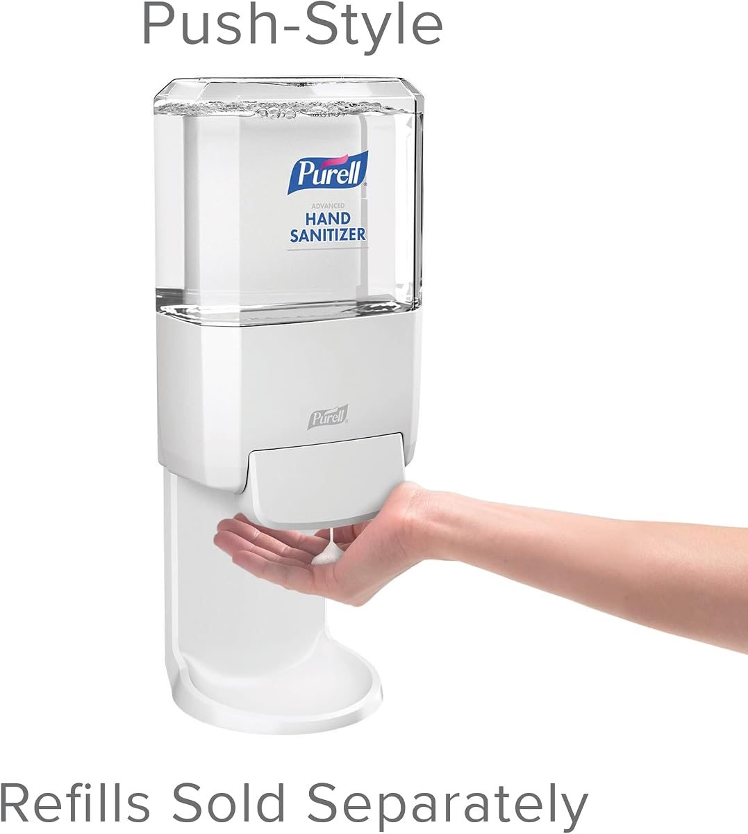 PURELL ES4 Manual Hand Sanitizer Dispenser, White, Compatible with 1200 mL PURELL ES4 Hand Sanitizer Refills - (Pack of 3), view 2