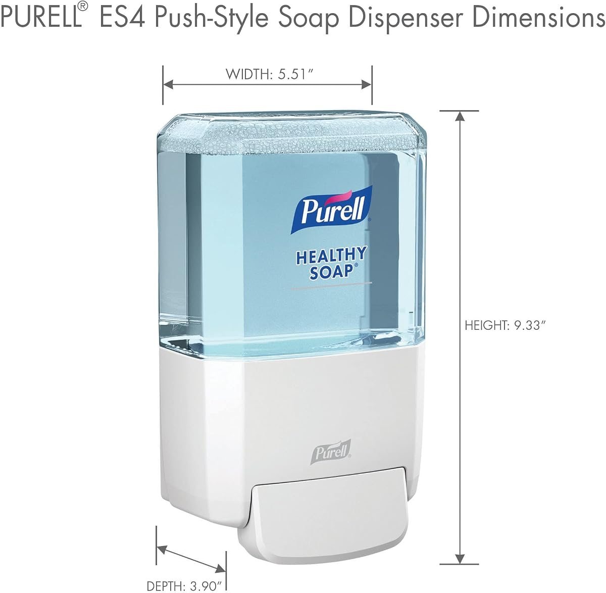 PURELL ES4 Manual Soap Dispenser, White, 1200 mL, view 5