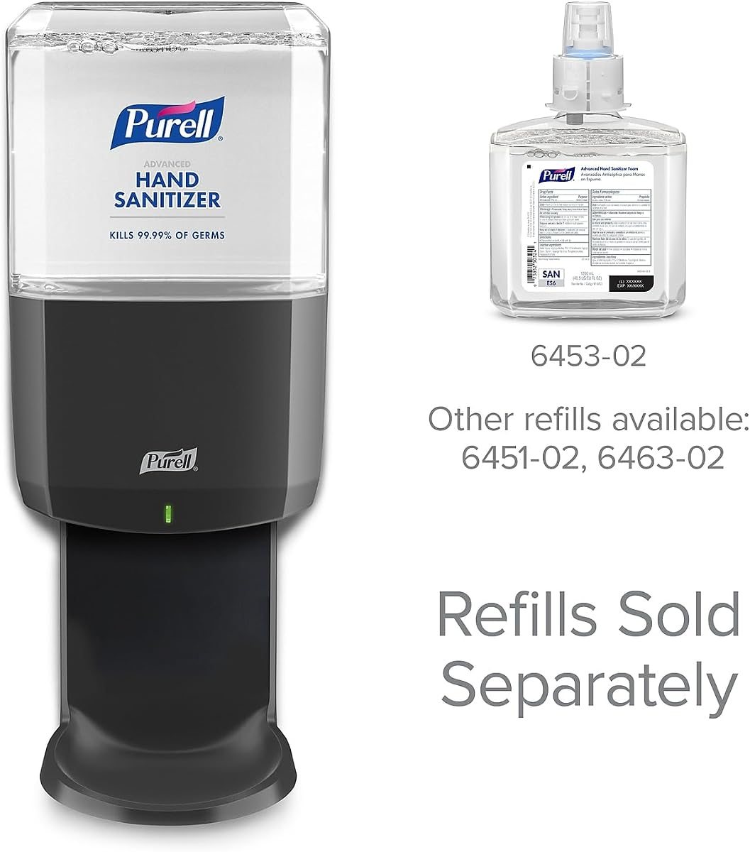 PURELL ES6 Automatic Hand Sanitizer Dispenser, Graphite, 1200 mL, view 5