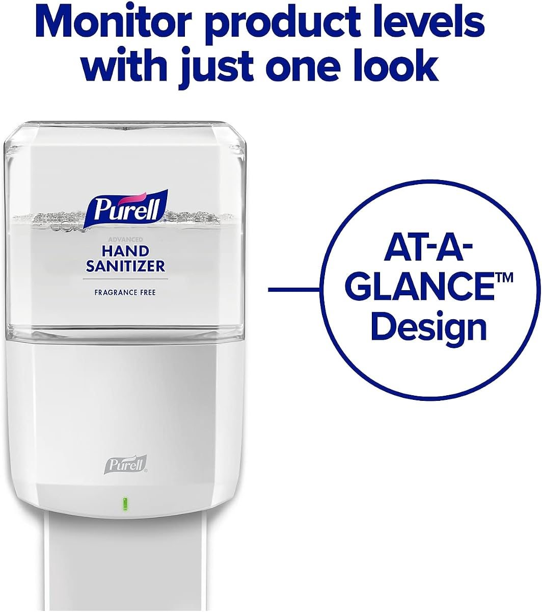 PURELL ES6 Automatic Hand Sanitizer Dispenser White 1200mL 1ct, view 4