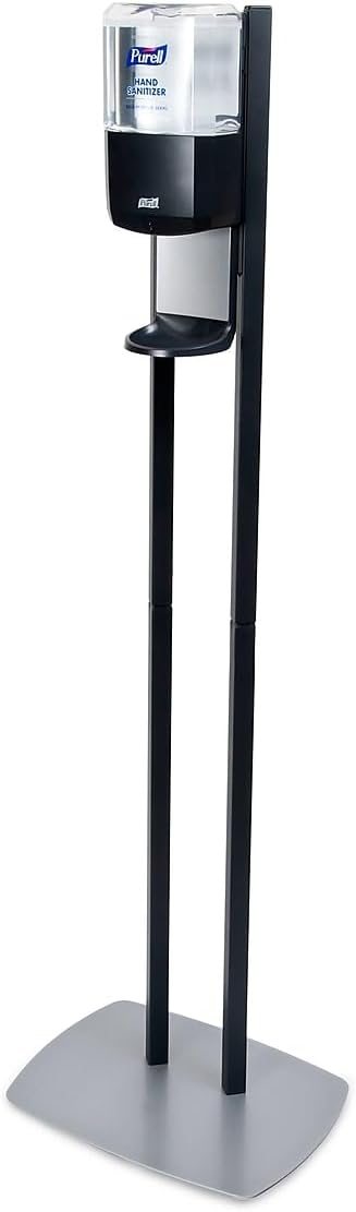 PURELL ES6 Dispenser Floor Stand with ES6 Automatic Dispenser, Graphite, view 2