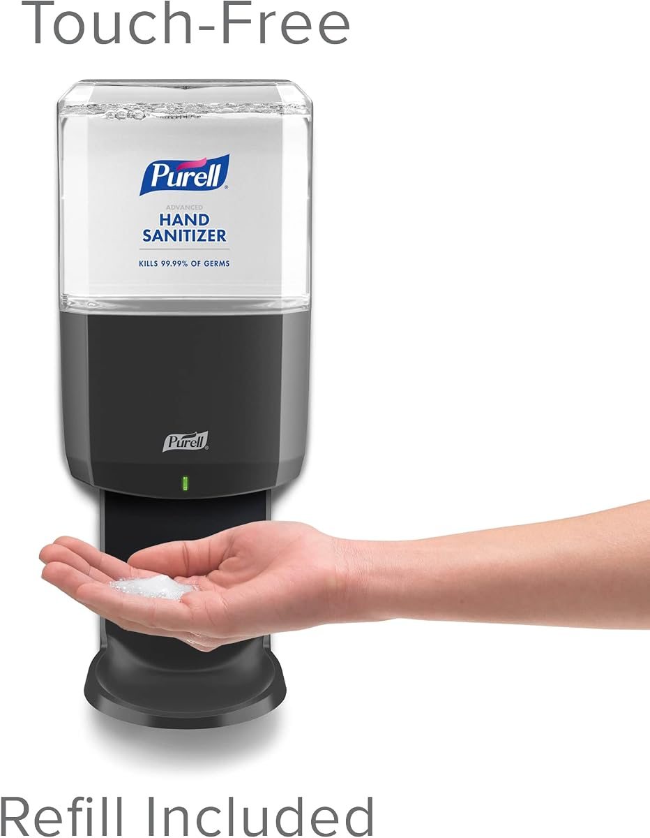 PURELL ES6 Hand Sanitizer Kit, Auto Dispenser+1200mL Foam Refill, view 2