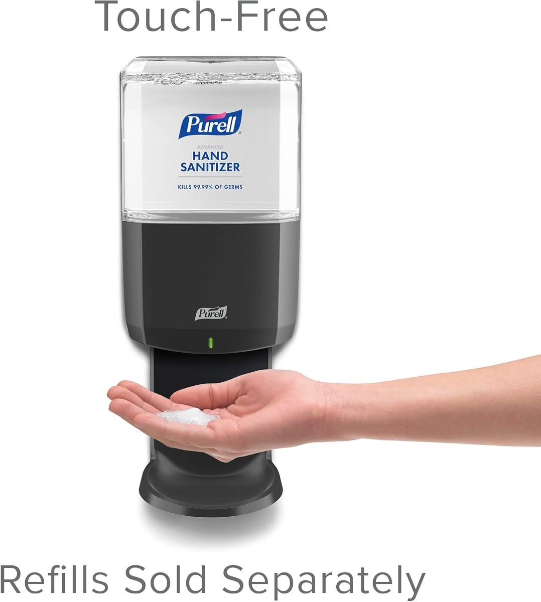 PURELL ES8 Automatic Hand Sanitizer Dispenser, Graphite, for 1200 mL PURELL ES8 Hand Sanitizer Refills (Pack of 2), view 2