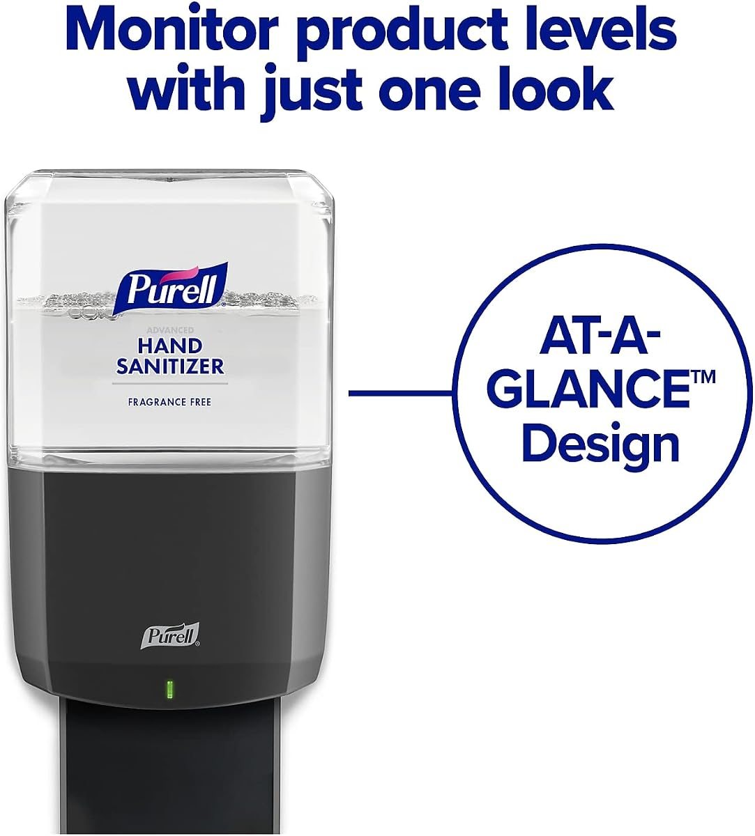 PURELL ES8 Dispenser Floor Stand, Graphite, 1200 mL, view 5